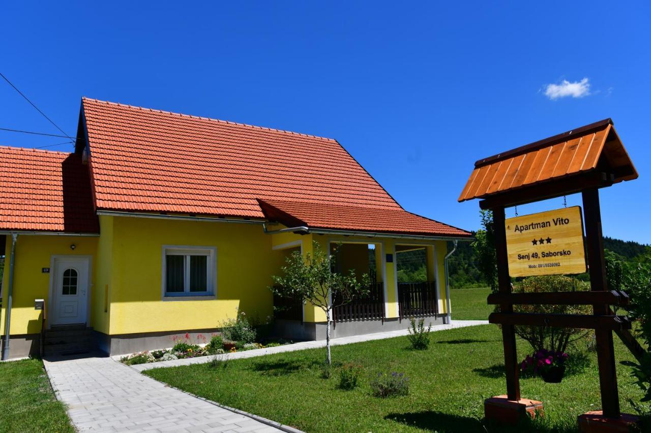 Apartman Vito Saborsko Exterior foto